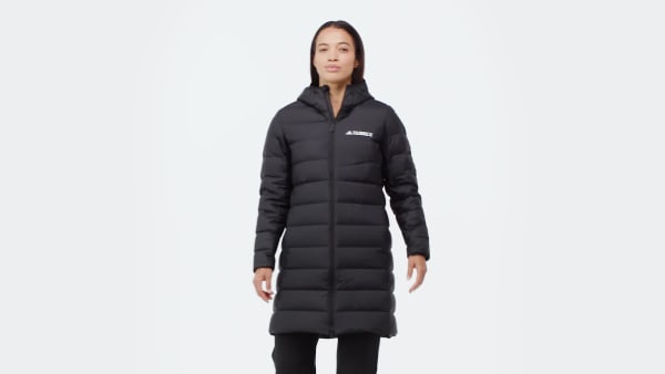 Svart Terrex Multi Light 2.0 Dunparkas med huva