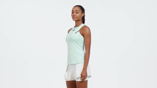 Turquesa Playera sin Mangas de Tenis Premium