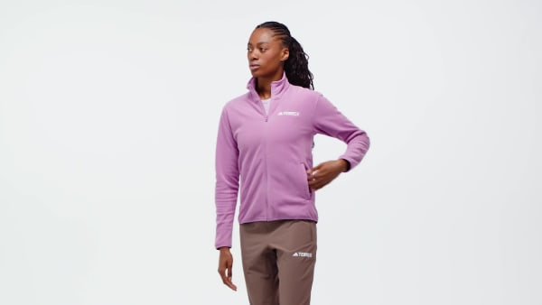 Roxo Casaco em Fleece Multi Essentials