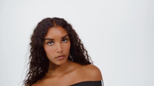 สีดำ กระโปรงป้ายผ้าตาข่ายแบบสั้น