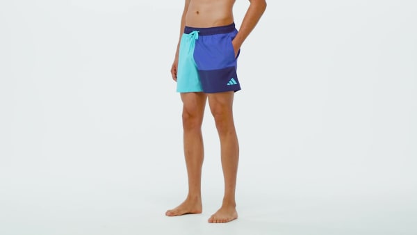 Turkos BLOCKFÄRGADE BADSHORTS 5INCH