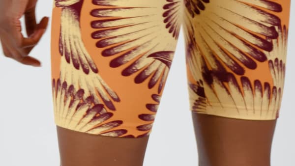 Geel adidas x FARM Bike Short