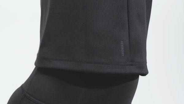 Black Train Essentials Minimal Branding 1/4-Zip Cover Up