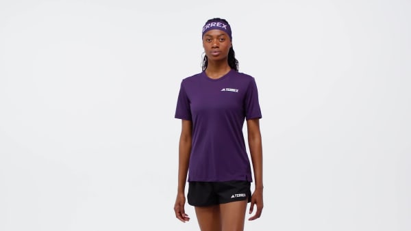adidas Terrex Xperior Climacool+ Tee - Purple | Free
