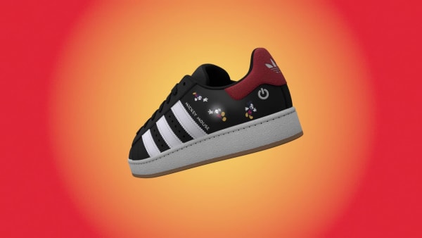 Adidas Disney Mickey Mouse Campus 00s Led Lights Comfort Closure Elastic Lace Shoes Kids