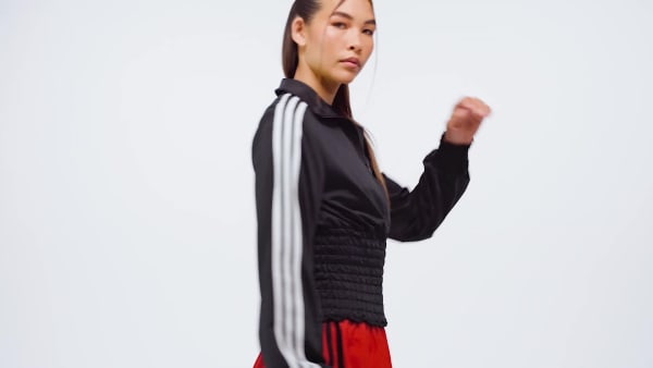 Schwarz GESMOKTES FIREBIRD TRACK TOP