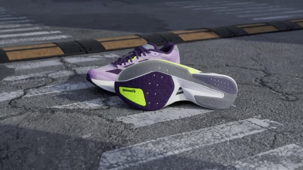 Paars Adizero Boston 13 Schoenen