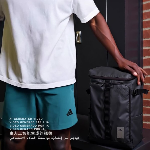 Grey adidas Hybrid Backpack