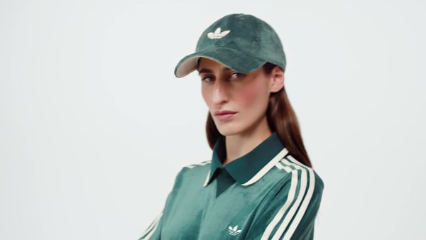 mau-xanh-la Áo Sweatshirt Nhung Dập Chìm adidas Originals X Liberty London