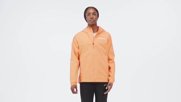 Orange Veste 2 couches Terrex Multi RAIN.RDY
