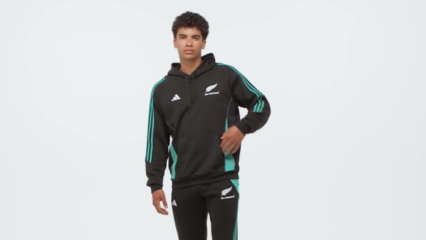 cerná Mikina s kapucí All Blacks