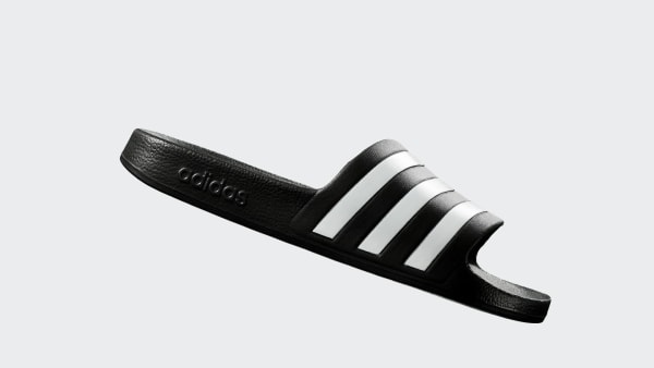 Czerń Klapki adilette Aqua