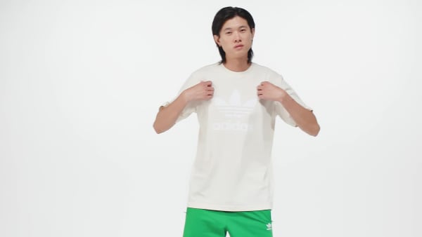 White Adicolor Trefoil Tee