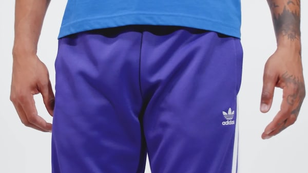 Adidas firebird track pants purple 2025