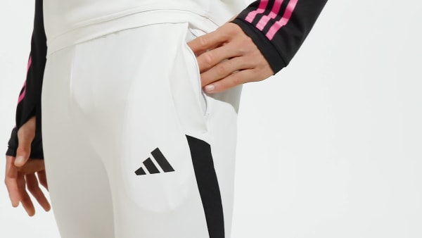 Hvit Juventus Tiro 23 Treningsbukse