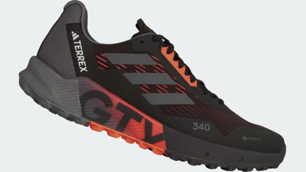 Black Terrex Agravic Flow GORE-TEX Trail Running Shoes 2.0