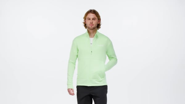 Verde Chaqueta Terrex Multi Light Cierre Frontal Felpa