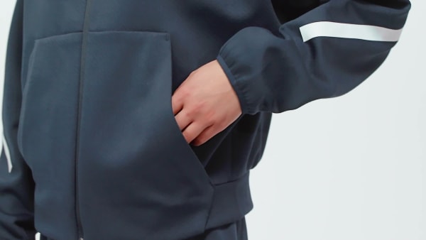 Mavi adidas Z.N.E. Full-Zip Kapüşonlu Üst