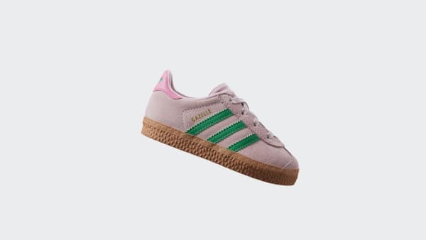 ruzová Boty Gazelle Comfort Closure Elastic Laces Kids