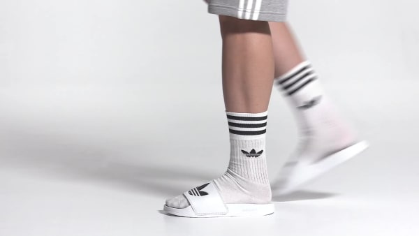 Blanc Claquette Adilette Lite