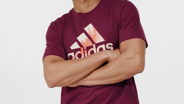 Burgundy AS Roma Seasonal Graphic T-Shirt