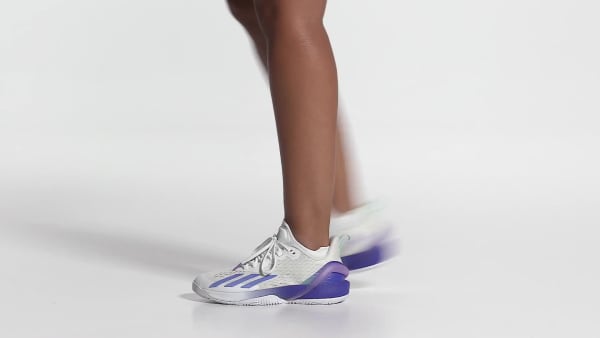 Bialy adizero Cybersonic Tennis Shoes