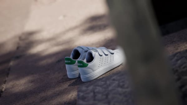White Advantage Base 2.0 Shoes Kids