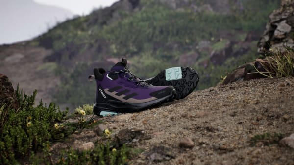 fialová Obuv Terrex Anylander Mid Rain.Rdy Hiking