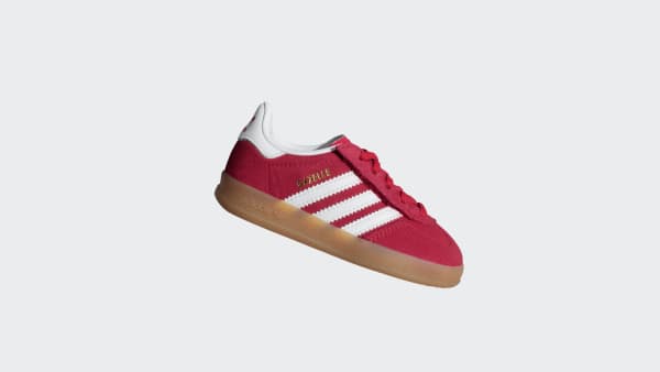 Red GAZELLE INDOOR COMFORT CLOSURE ELASTIC LACE SHOES