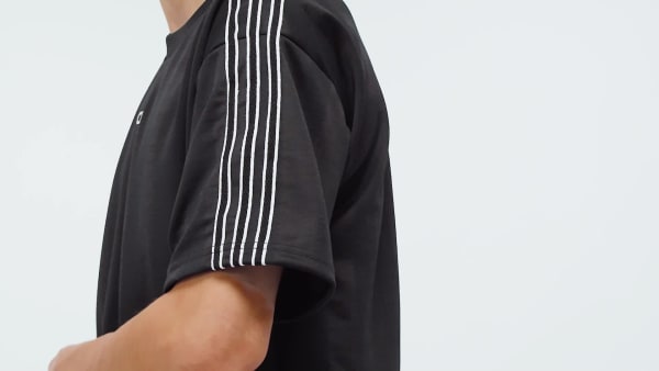 สีดำ เสื้อฟุตบอลแฟชัน 90s Stripe