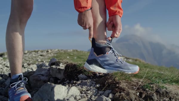 Purpura Zapatillas de Senderismo Terrex Free Hiker 2.0