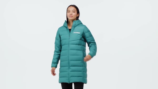 Green Terrex Multi Light Down Hooded Parka 2.0