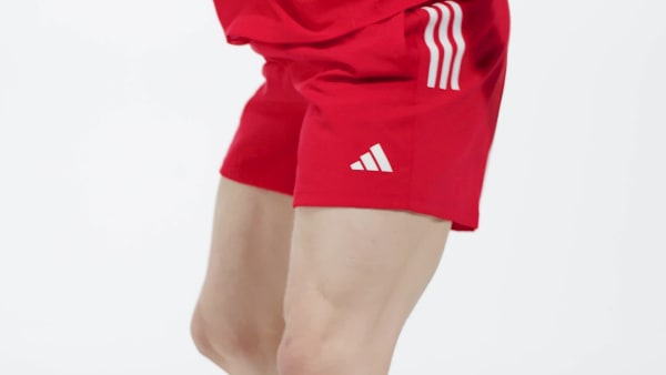 สีแดง กางเกงขาสั้น Own The Run