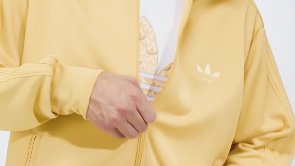 Beige Campera Deportiva