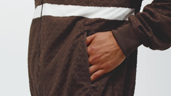 Brown Monogram Track Top
