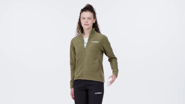 Green Terrex Multi Full-Zip Fleece Jacket
