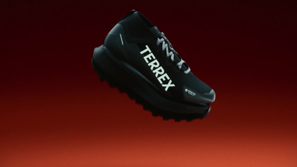 Black Terrex Agravic GTX Trail Running Shoes