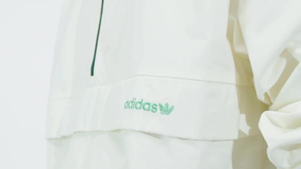 Blanco Chaqueta Cierre Corto