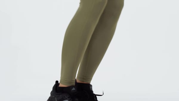 Green Optime Full-Length Leggings