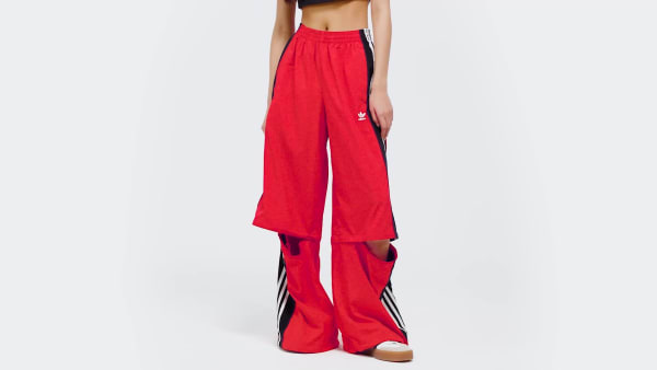Rouge Pantalon de survêtement Rasant Cut Line