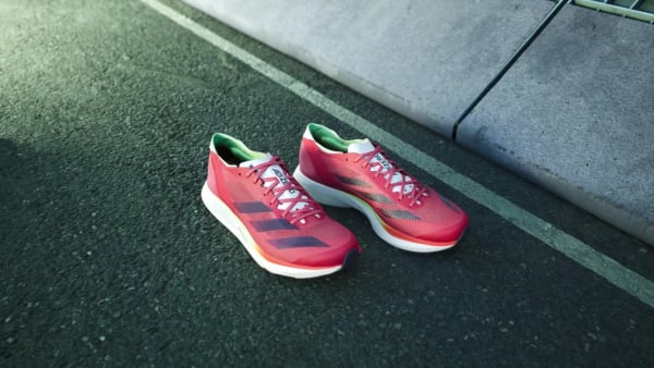 สีแดง รองเท้า Adizero Takumi Sen 10