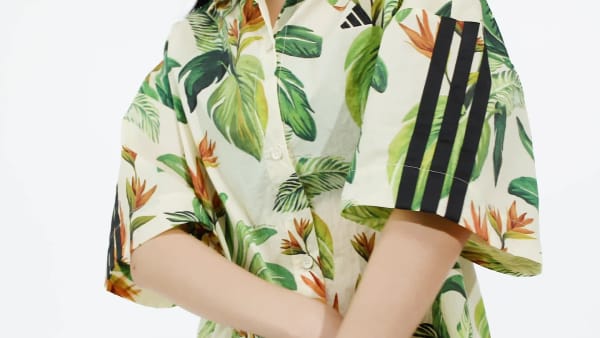 Blanco Polera Premium adidas X FARM