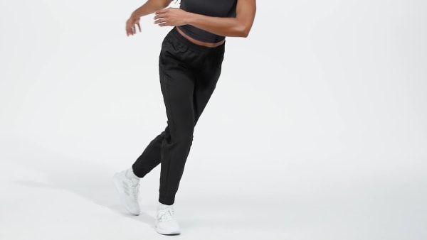 Black Pacer All Gym 3-Stripes Woven Mid-Rise Pants