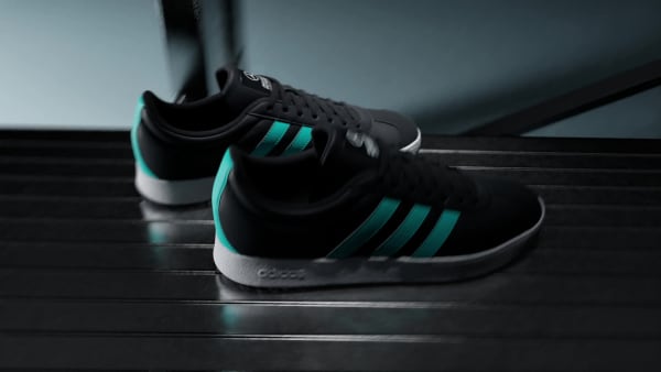 Negro Zapatillas VL COURT MER