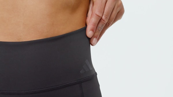 cerná Legíny Optime Workout 3-Stripes Short