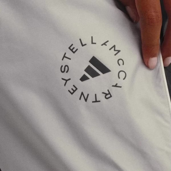 Sari adidas by Stella McCartney Printed Shine Rolltop Bisiklet Taytı