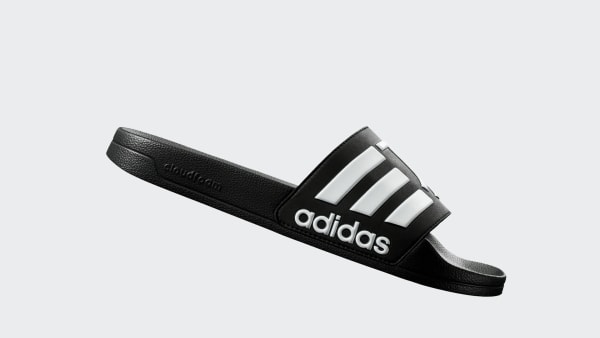 Hitam Sandal Mandi Juventus Adilette