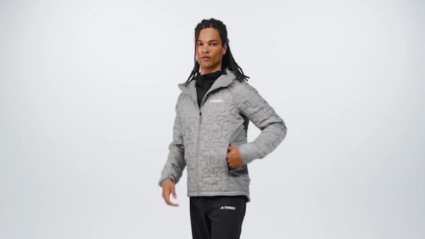 Gra Terrex Xperior PrimaLoft Loose Fill Insulated Hooded jakke