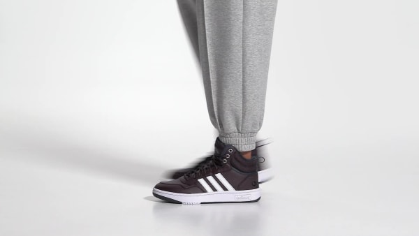 Vermelho Sapatilhas de Inverno com Forro em Pelagem para Lifestyle e Basquetebol Hoops 3.0