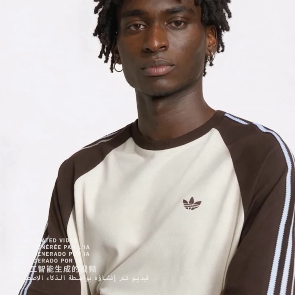 White BRITCORE SHORT SLEEVE RINGER T-SHIRT